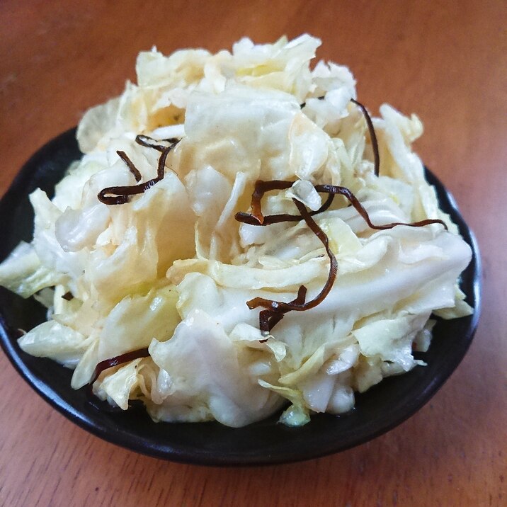 ダイエットに!塩昆布キャベツ